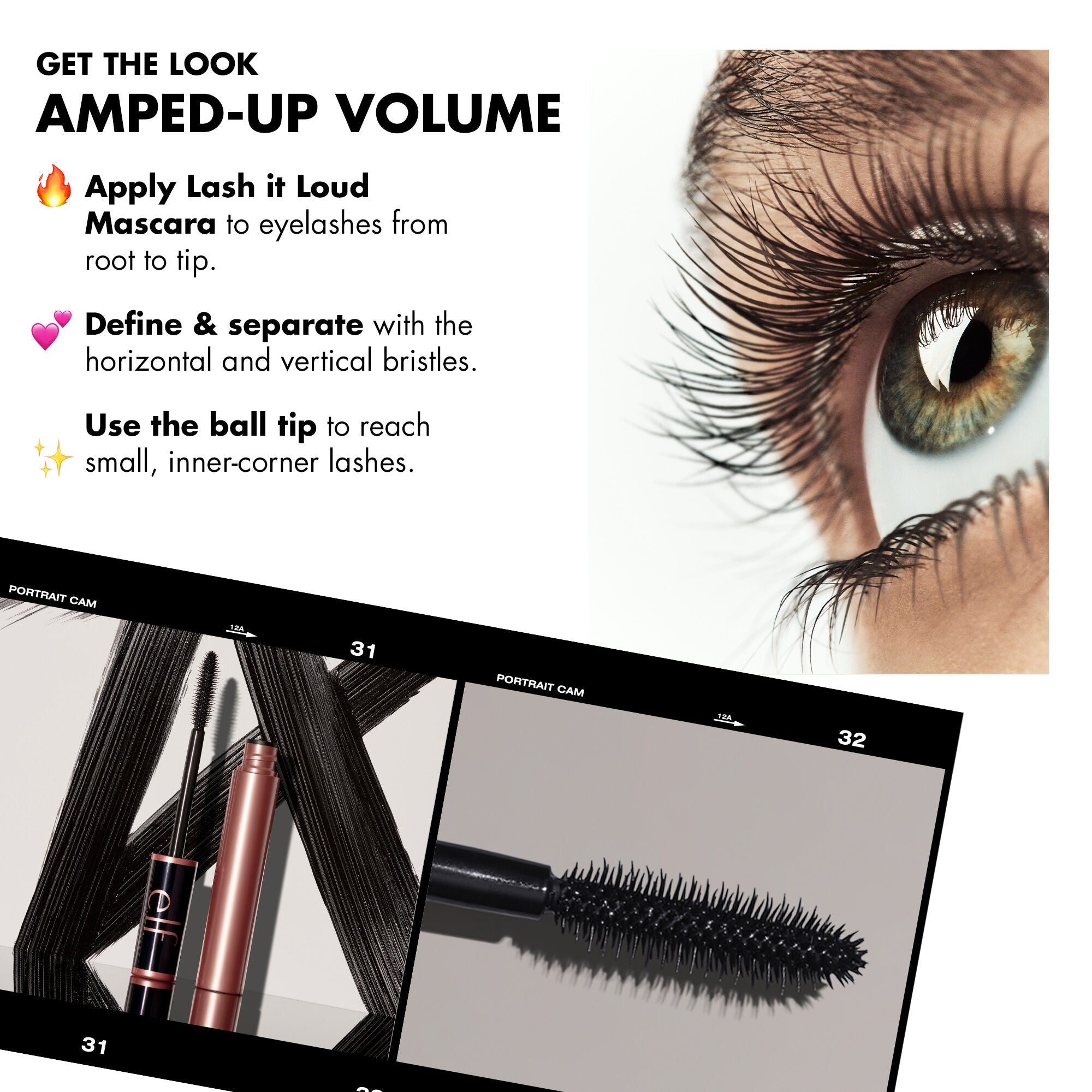 Get the Look By Applying Lash It Loud Mascara: Define and Separate Lashes